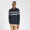 Polo Manches Longues Piqué Colorblock