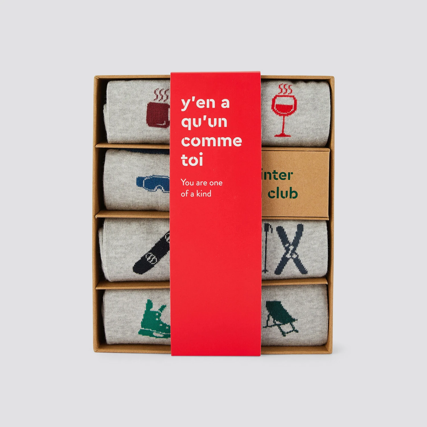 Coffret Cadeau De 7 Chaussettes Esprit Montagne 1 Coffret Cadeau De 7 Chaussettes Esprit Montagne