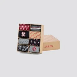 Coffret Cadeau De 7 Chaussettes Jacquard