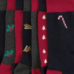 Coffret Cadeau De 7 Chaussettes Noël -Jules 1002907 11846 V3
