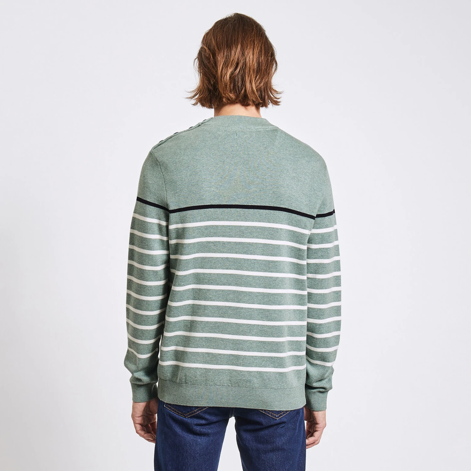 Pull Marinière à Col Rond 6 Pull Marinière à Col Rond – Image 6