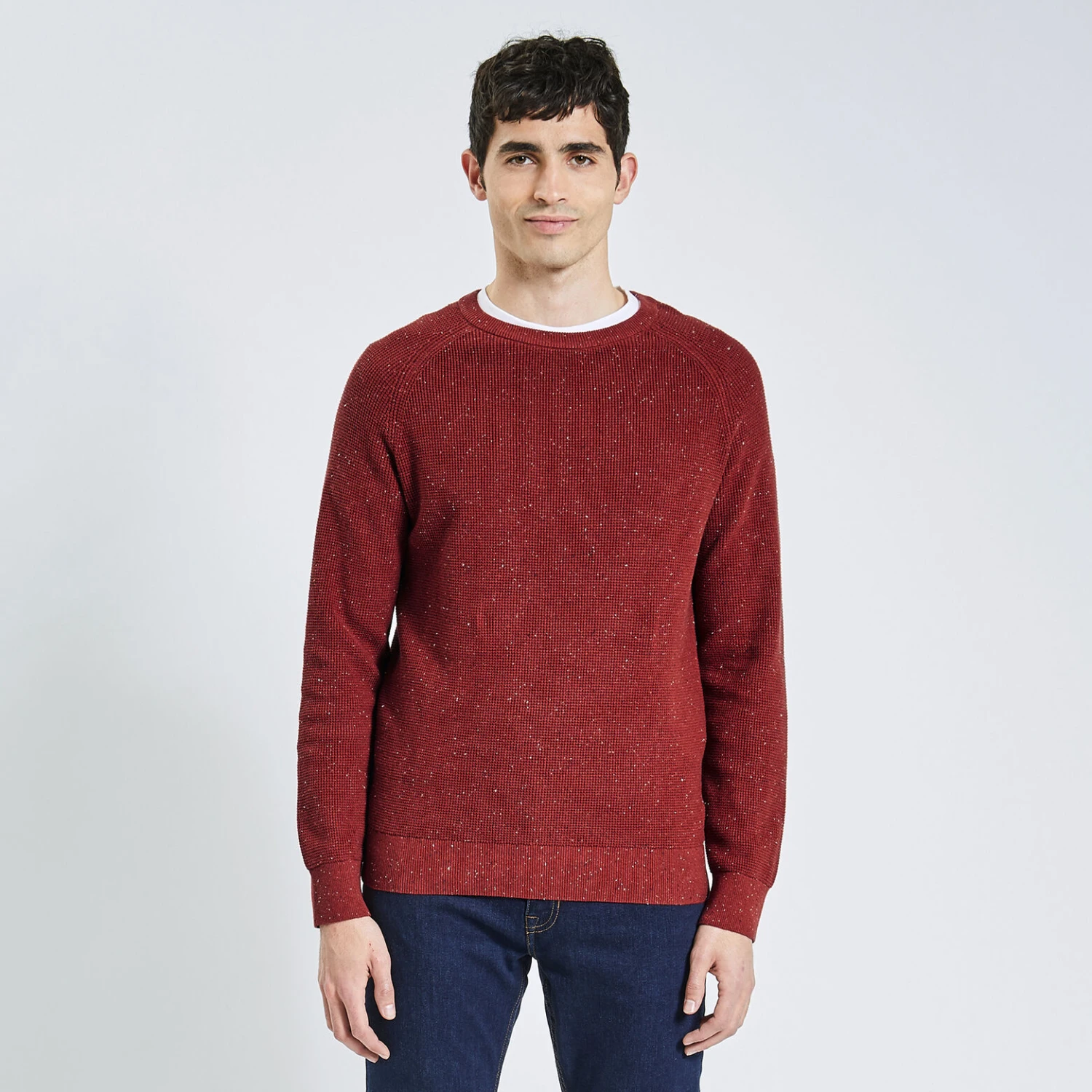 Pull Gaufré à Col Rond 5 Pull Gaufré à Col Rond – Image 5