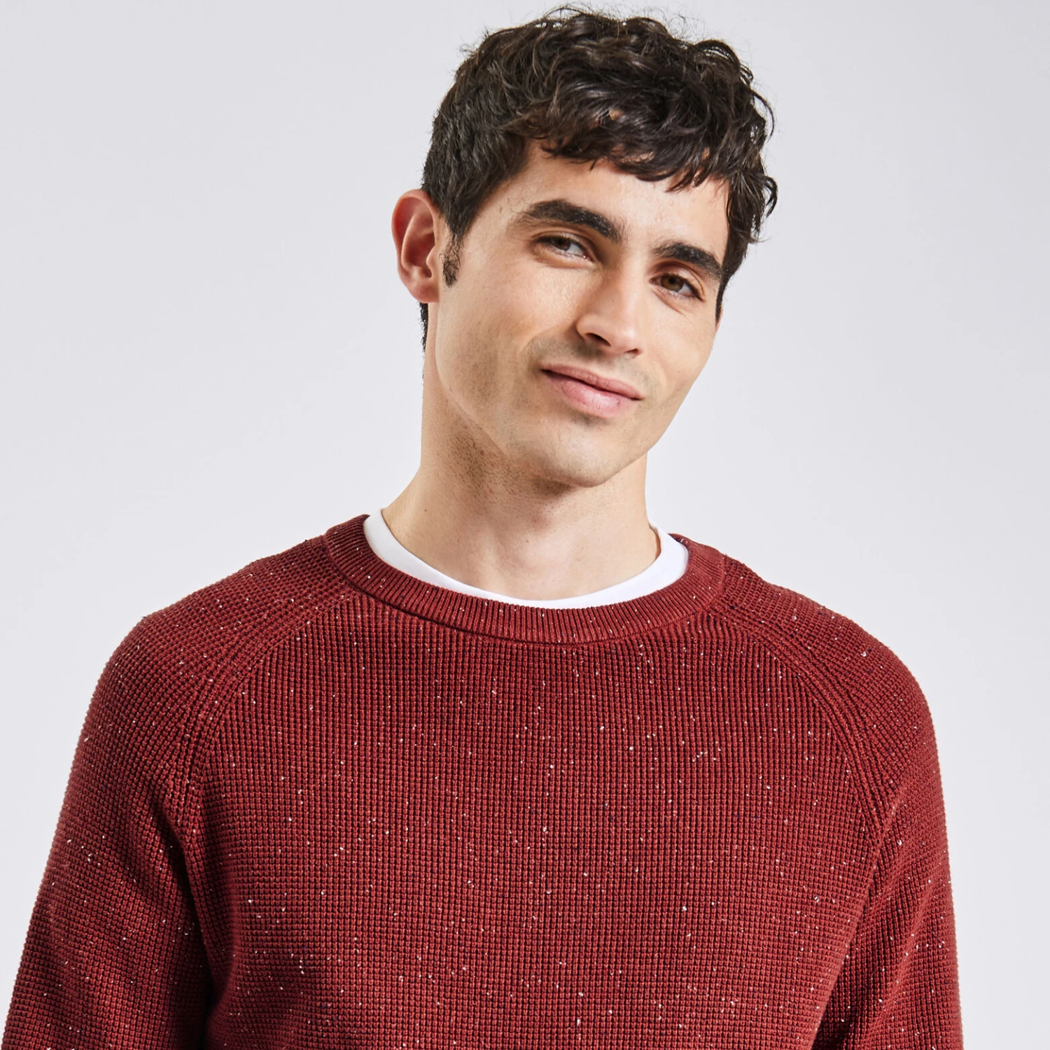 Pull Gaufré à Col Rond 3 Pull Gaufré à Col Rond – Image 3