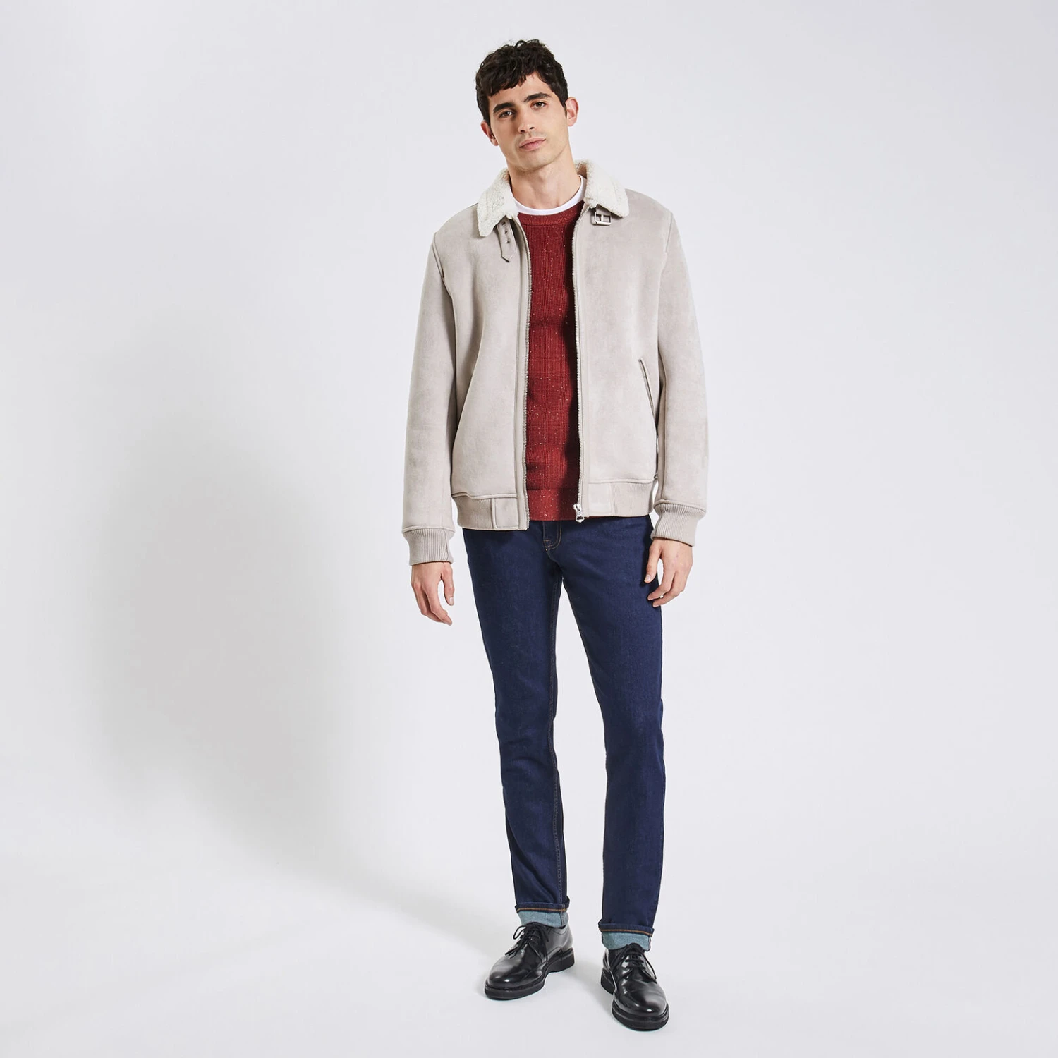 Pull Gaufré à Col Rond 4 Pull Gaufré à Col Rond – Image 4