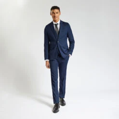 Chemise Slim Sans Repassage Unie Coton -Jules 1003064 10000 V6