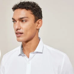 Chemise Regular Unie Coton Biologique -Jules 1003066 10000 V4