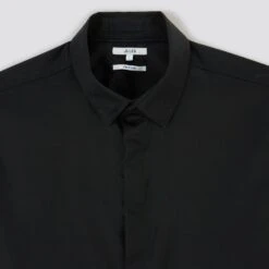 Chemise Slim Unie Coton Biologique Satin -Jules 1003070 18000 V8