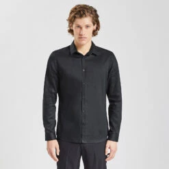 Chemise Slim Unie Stay White/black Coton -Jules 1003072 18000 V2