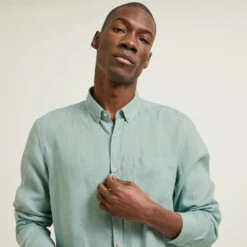 Chemise Regular Unie Lin -Jules 1003074 16049 V4