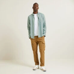 Chemise Regular Unie Lin -Jules 1003074 16049 V6