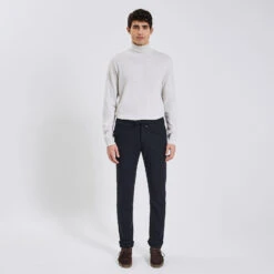 Pantalon Chino Taille élastiquée Chevron -Jules 1003082 11247 V2