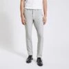 Pantalon Chino Slim à Carreaux Bi-stretch