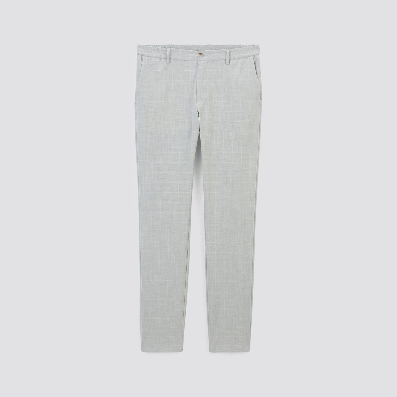 Pantalon Chino Slim à Carreaux Bi-stretch 7 Pantalon Chino Slim à Carreaux Bi-stretch – Image 7