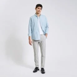 Pantalon Chino Slim à Carreaux Bi-stretch 13 Pantalon Chino Slim à Carreaux Bi-stretch -Jules 1003091 18118 V6