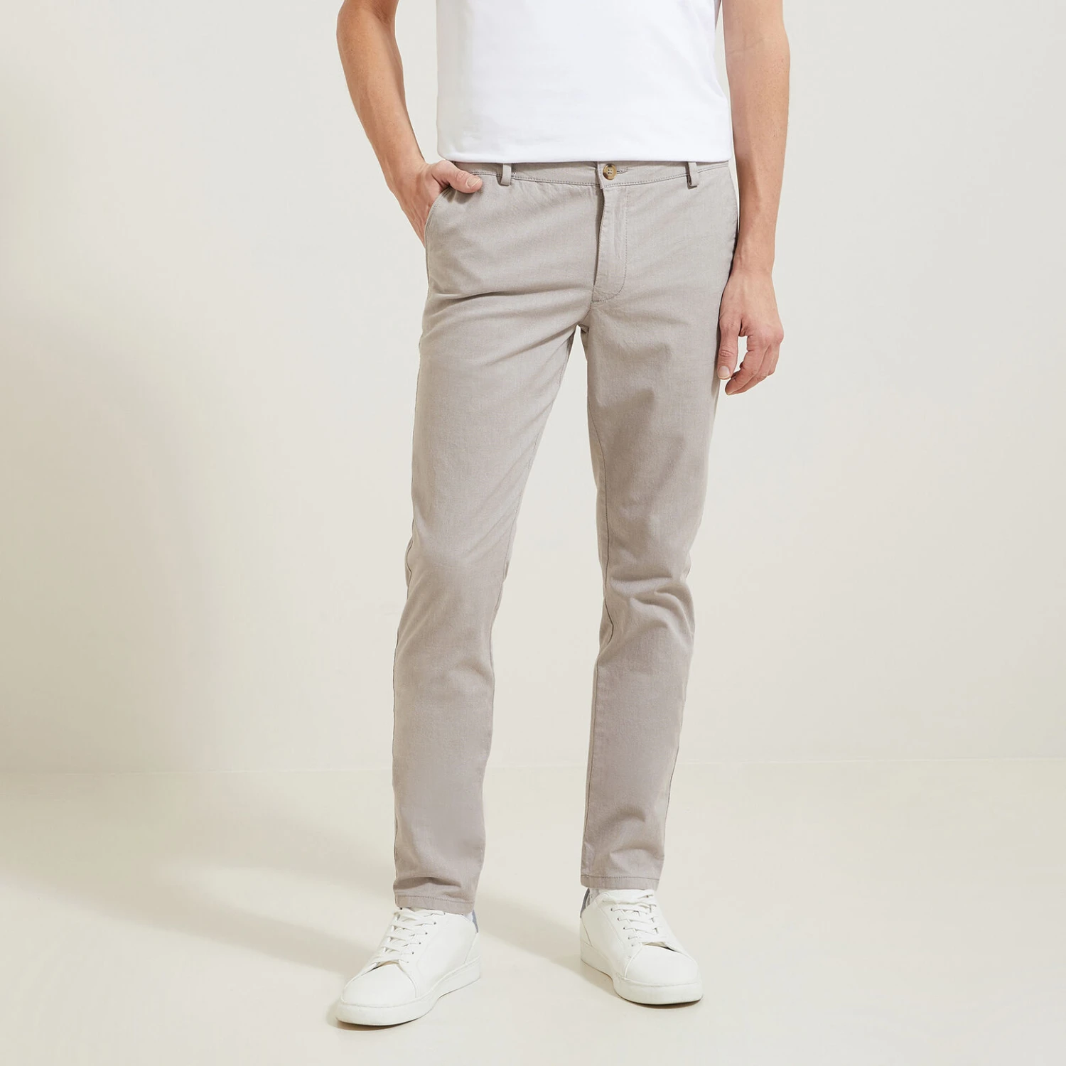 Pantalon Chino Reliéfé 1 Pantalon Chino Reliéfé