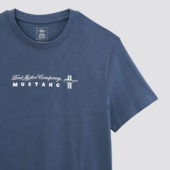 Tee-shirt Manches Courtes Imprimé Mustang -Jules 1003106 11303 V8