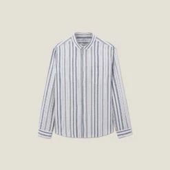 Chemise Regular Rayures Coton Lin -Jules 1003118 16082 V11