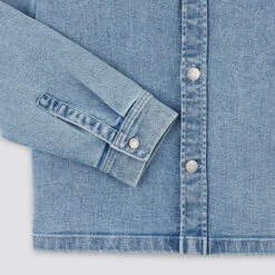 Surchemise En Jean En Coton Et Chanvre -Jules 1003121 11025 V9