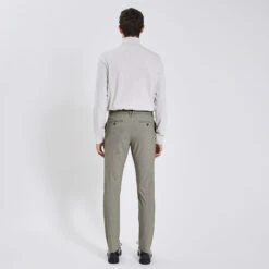 Pantalon Chino Slim à Carreaux Pied De Puce 15 Pantalon Chino Slim à Carreaux Pied De Puce -Jules 1003127 19900 V3