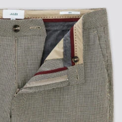 Pantalon Chino Slim à Carreaux Pied De Puce 18 Pantalon Chino Slim à Carreaux Pied De Puce -Jules 1003127 19900 V8