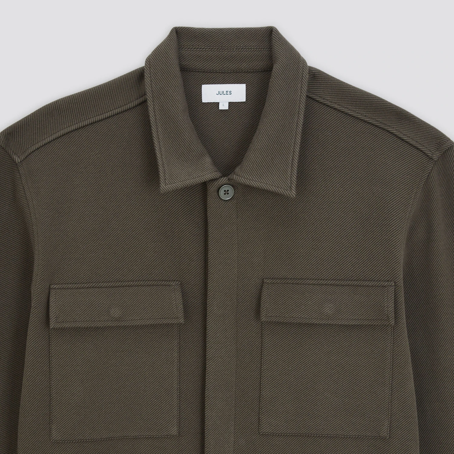 Surchemise Unie Coton Maille 2 Surchemise Unie Coton Maille – Image 2