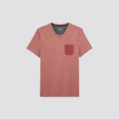 Tee Shirt Col V Matière Fantaisie 15 Tee Shirt Col V Matière Fantaisie -Jules 1003161 13479 V11