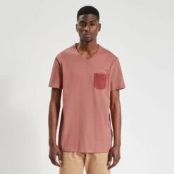 Tee Shirt Col V Matière Fantaisie 13 Tee Shirt Col V Matière Fantaisie -Jules 1003161 13479 V2