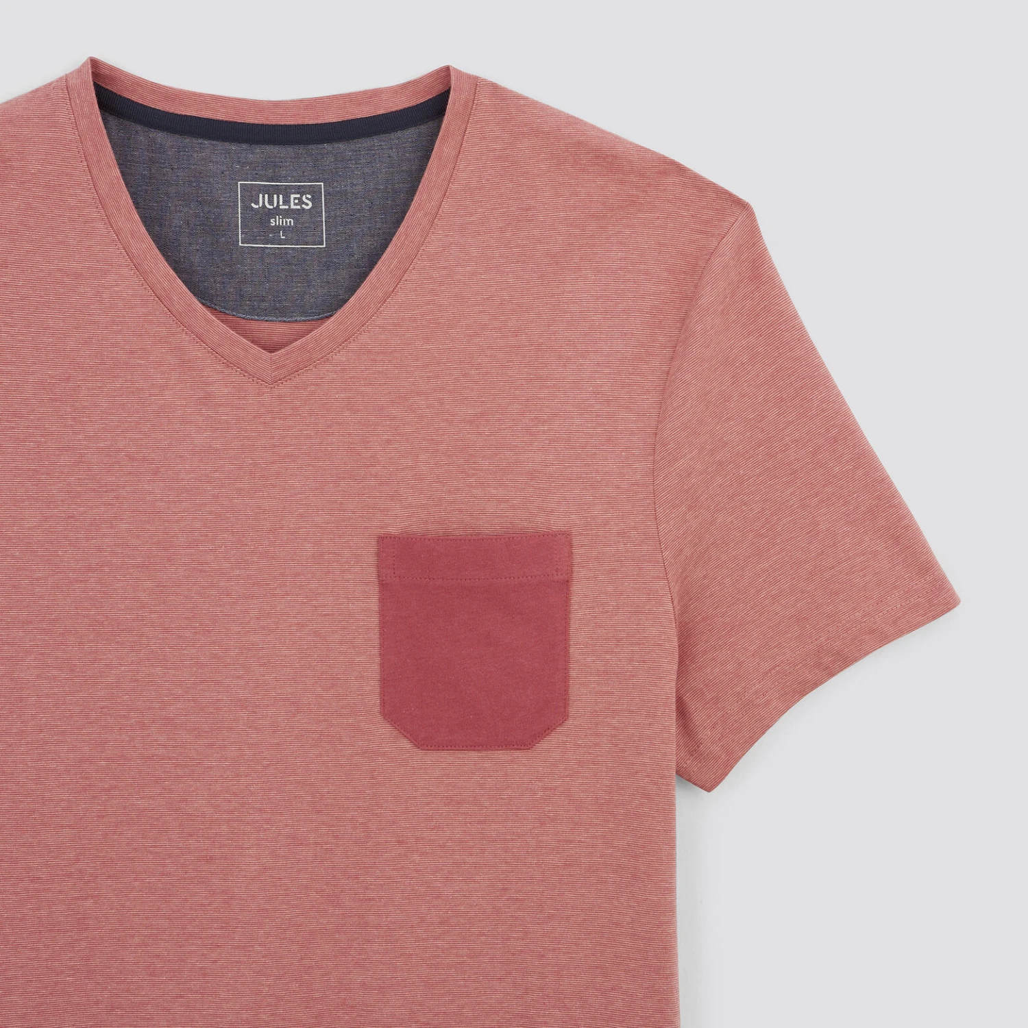 Tee Shirt Col V Matière Fantaisie 8 Tee Shirt Col V Matière Fantaisie – Image 8