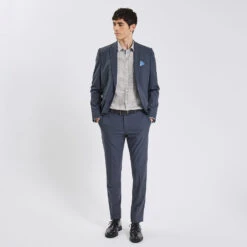 Chemise Slim Imprimé Carreaux Coton -Jules 1003177 10100 V6