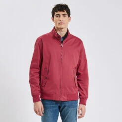 Blouson Coton Col Montant