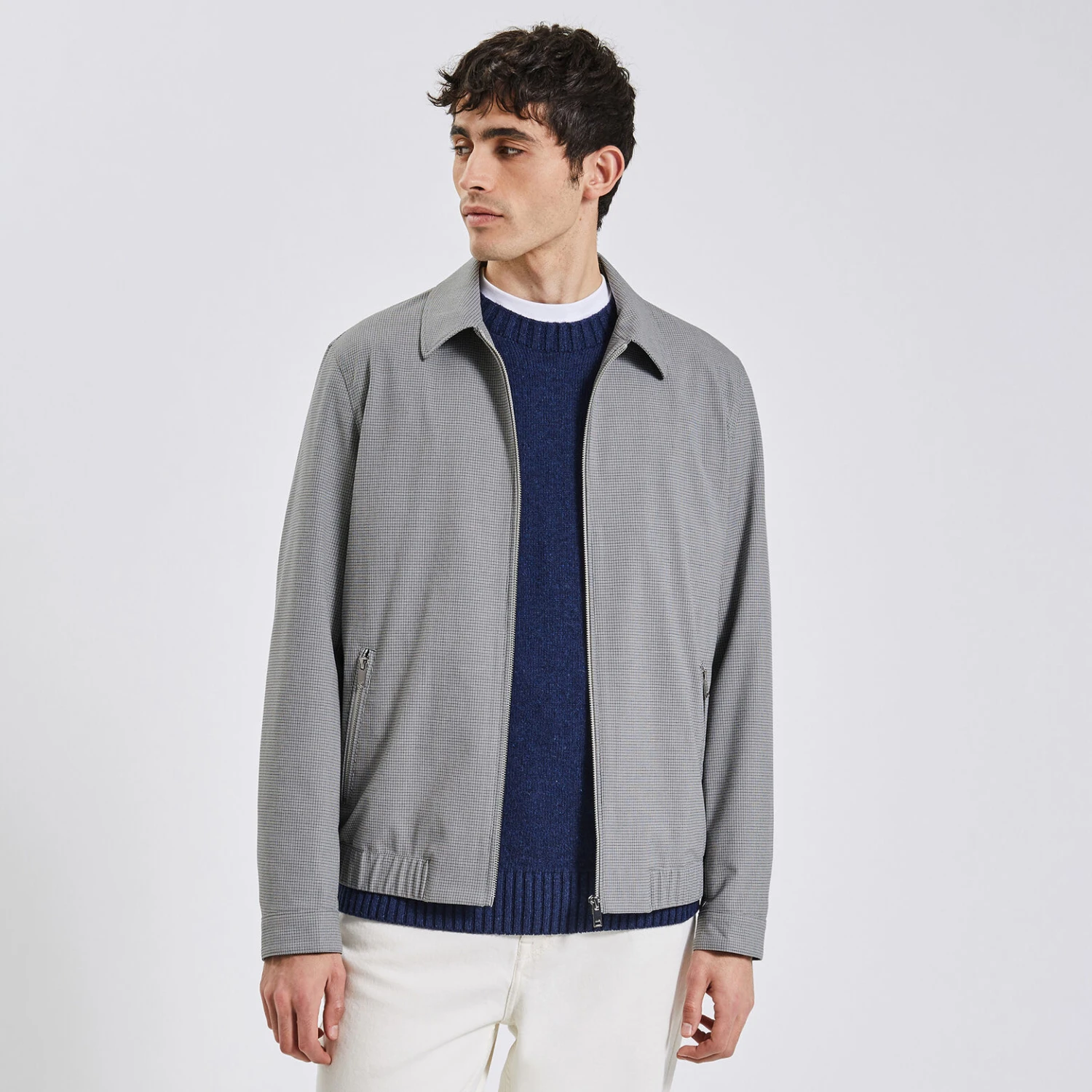 Blouson Zippé Col Chemise 1 Blouson Zippé Col Chemise