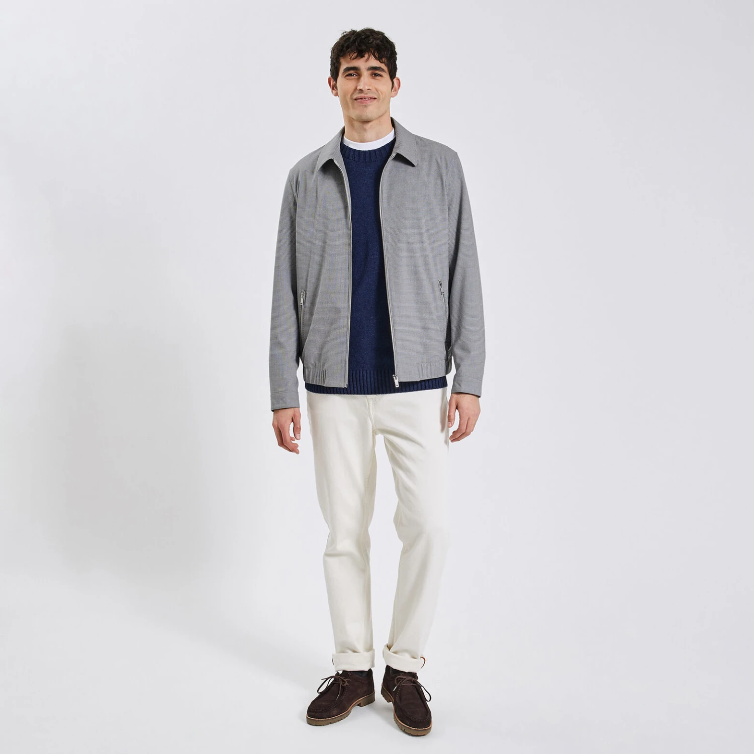 Blouson Zippé Col Chemise 2 Blouson Zippé Col Chemise – Image 2