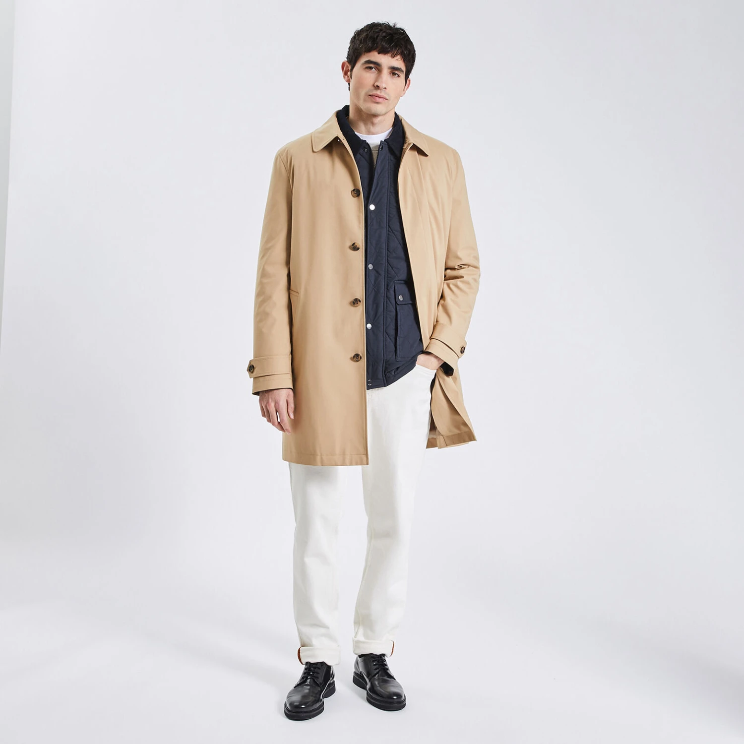 Blouson Col Chemise Matelassé 4 Blouson Col Chemise Matelassé – Image 4