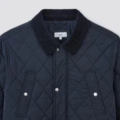 Blouson Col Chemise Matelassé 17 Blouson Col Chemise Matelassé -Jules 1003196 11863 V8