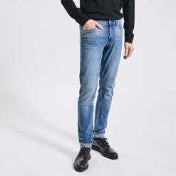 Jean Slim Chanvre Et Polyester Recyclés