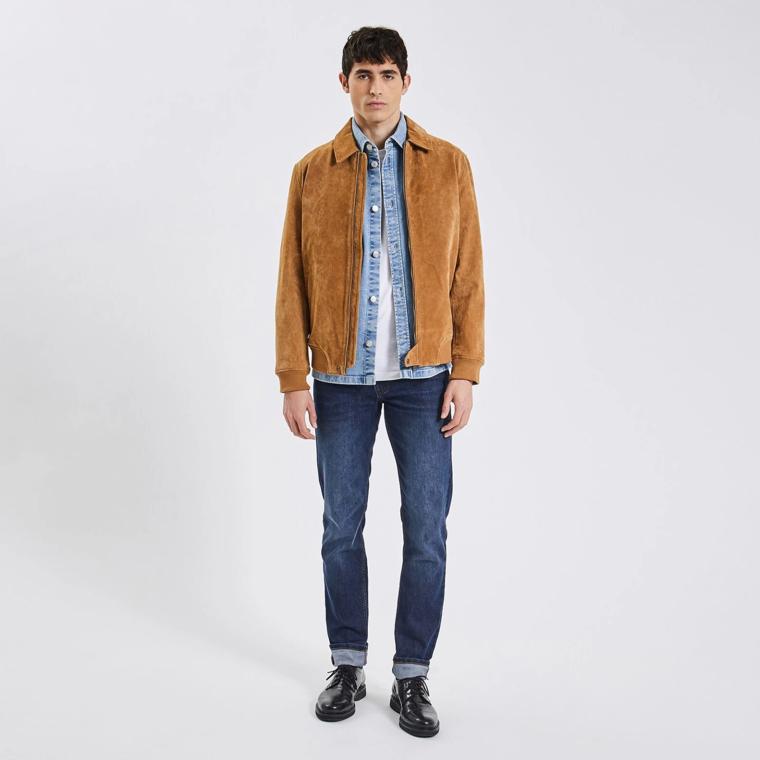 Jean Straight En Coton Et Polyester Recyclés 2 Jean Straight En Coton Et Polyester Recyclés – Image 2