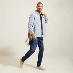 Jean Relax En Coton Et Polyester Recyclés -Jules 1003223 11298 V6