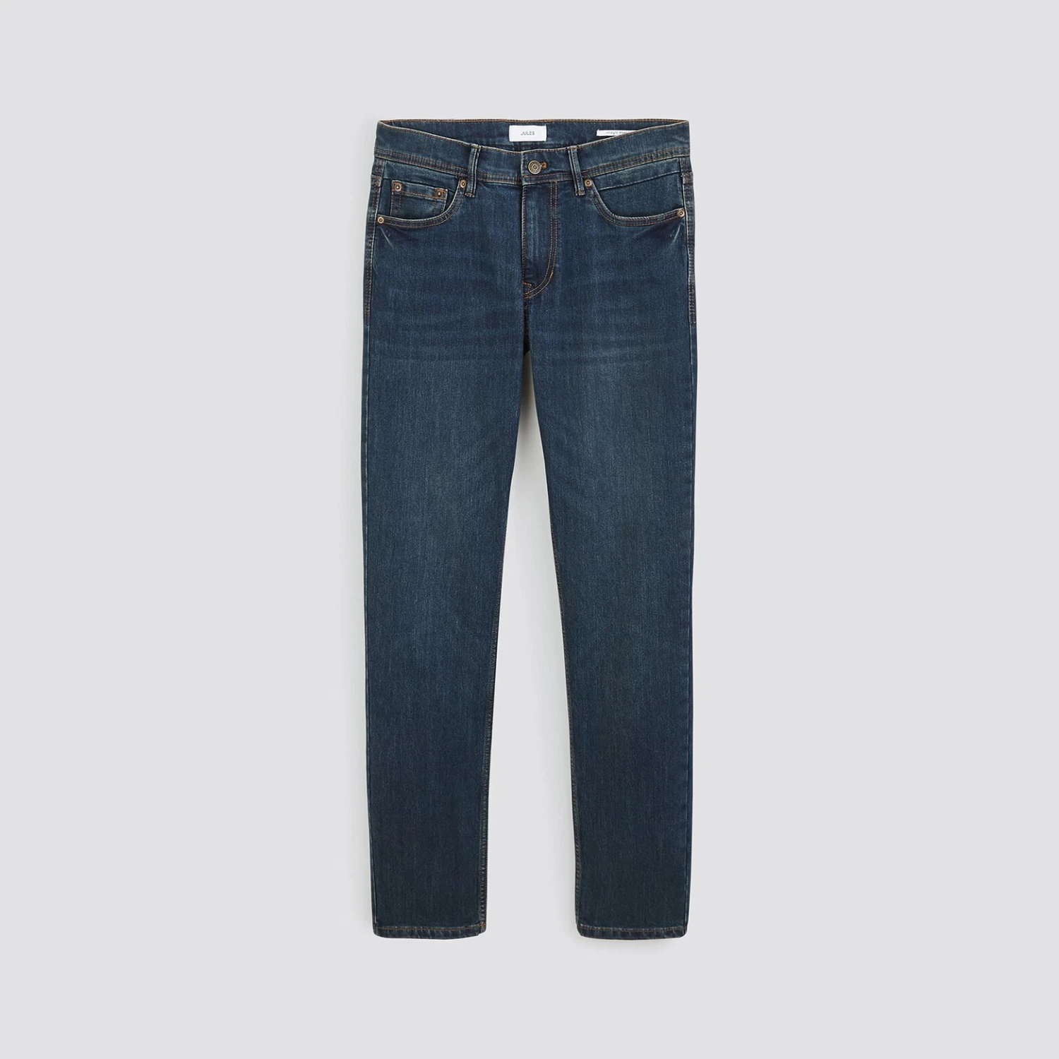 Jean Straight 4 Longueurs En Coton Et Polyester Re 7 Jean Straight 4 Longueurs En Coton Et Polyester Re – Image 7