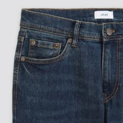 Jean Straight 4 Longueurs En Coton Et Polyester Re 18 Jean Straight 4 Longueurs En Coton Et Polyester Re -Jules 1003245 9980 V8