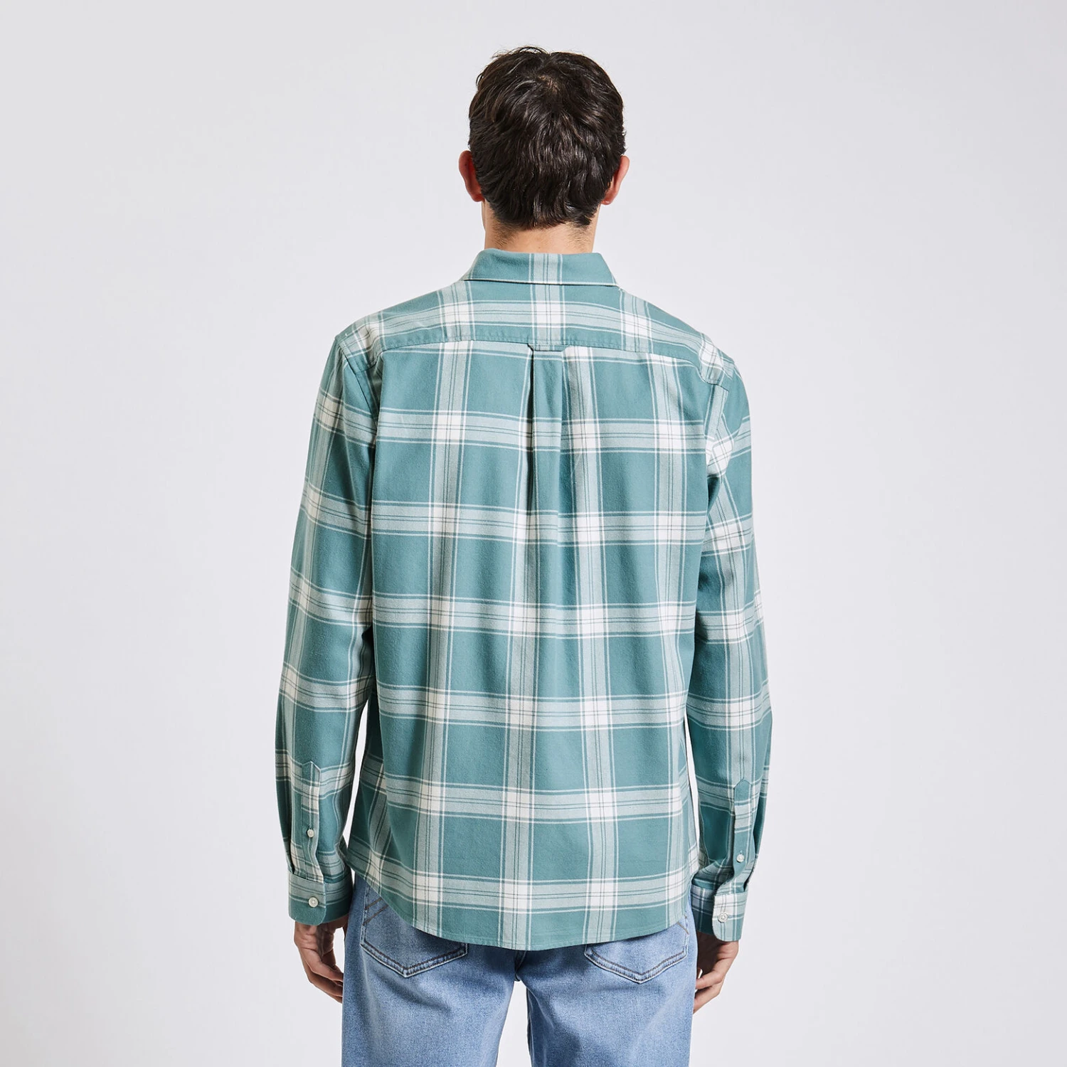 Chemise Regular Carreaux Coton Recyclé 6 Chemise Regular Carreaux Coton Recyclé – Image 6