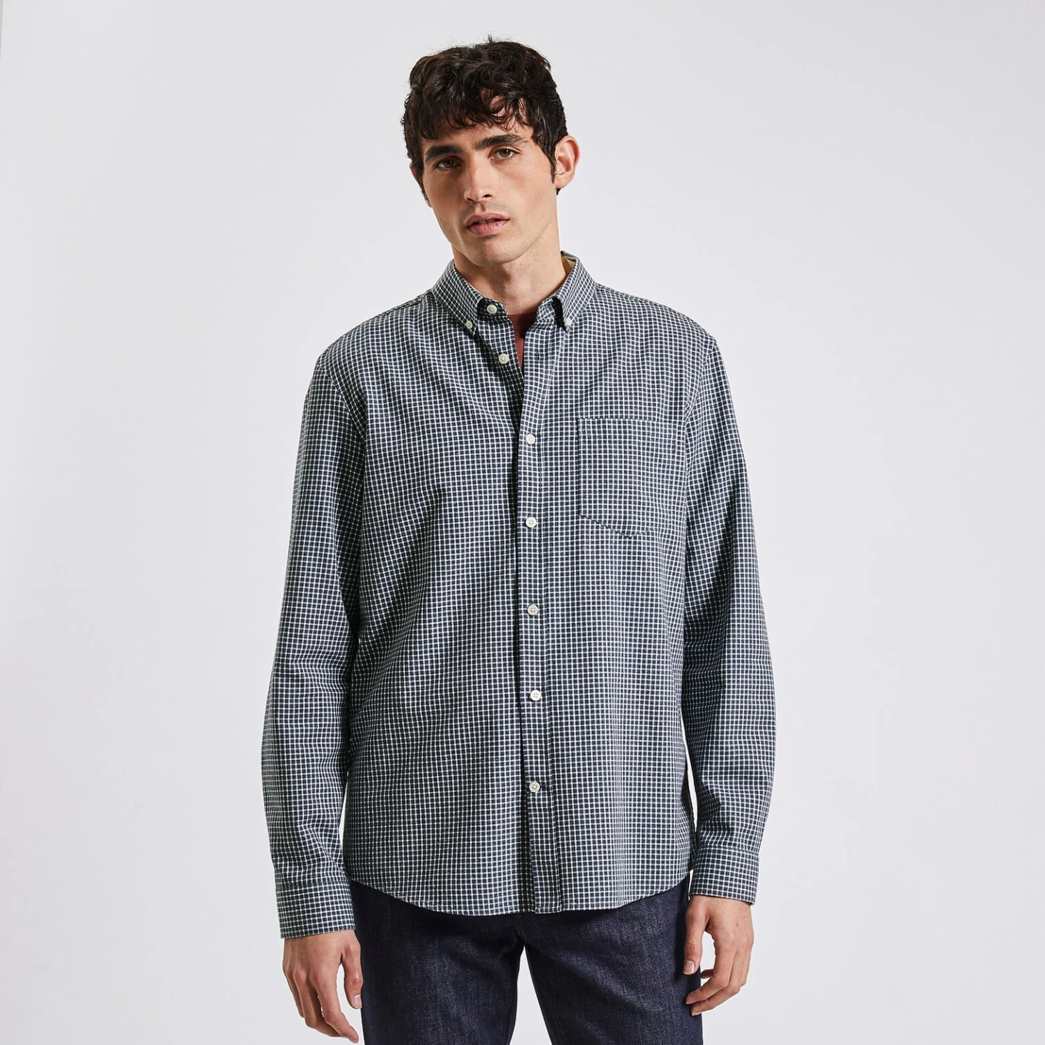 Chemise Regular Carreaux Neps Coton 1 Chemise Regular Carreaux Neps Coton