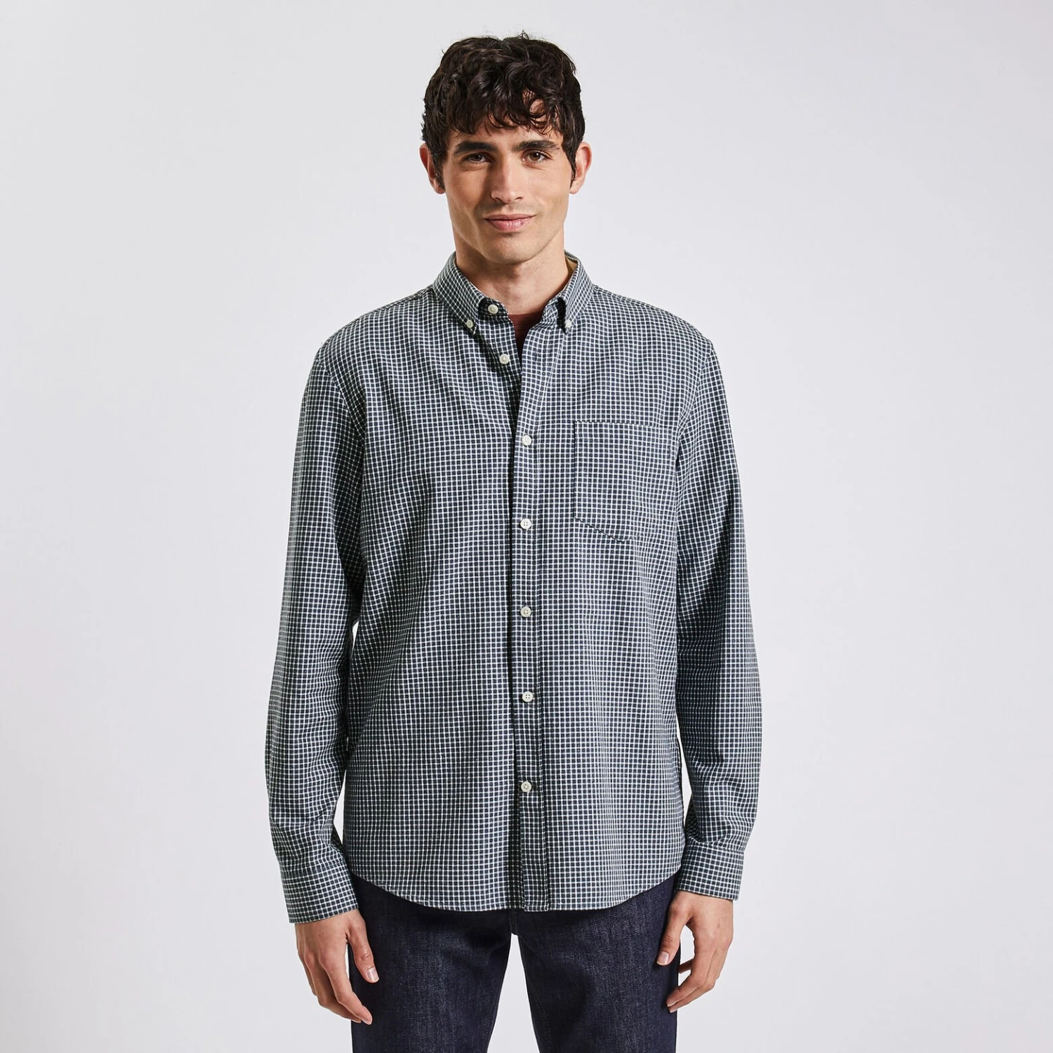 Chemise Regular Carreaux Neps Coton 5 Chemise Regular Carreaux Neps Coton – Image 5