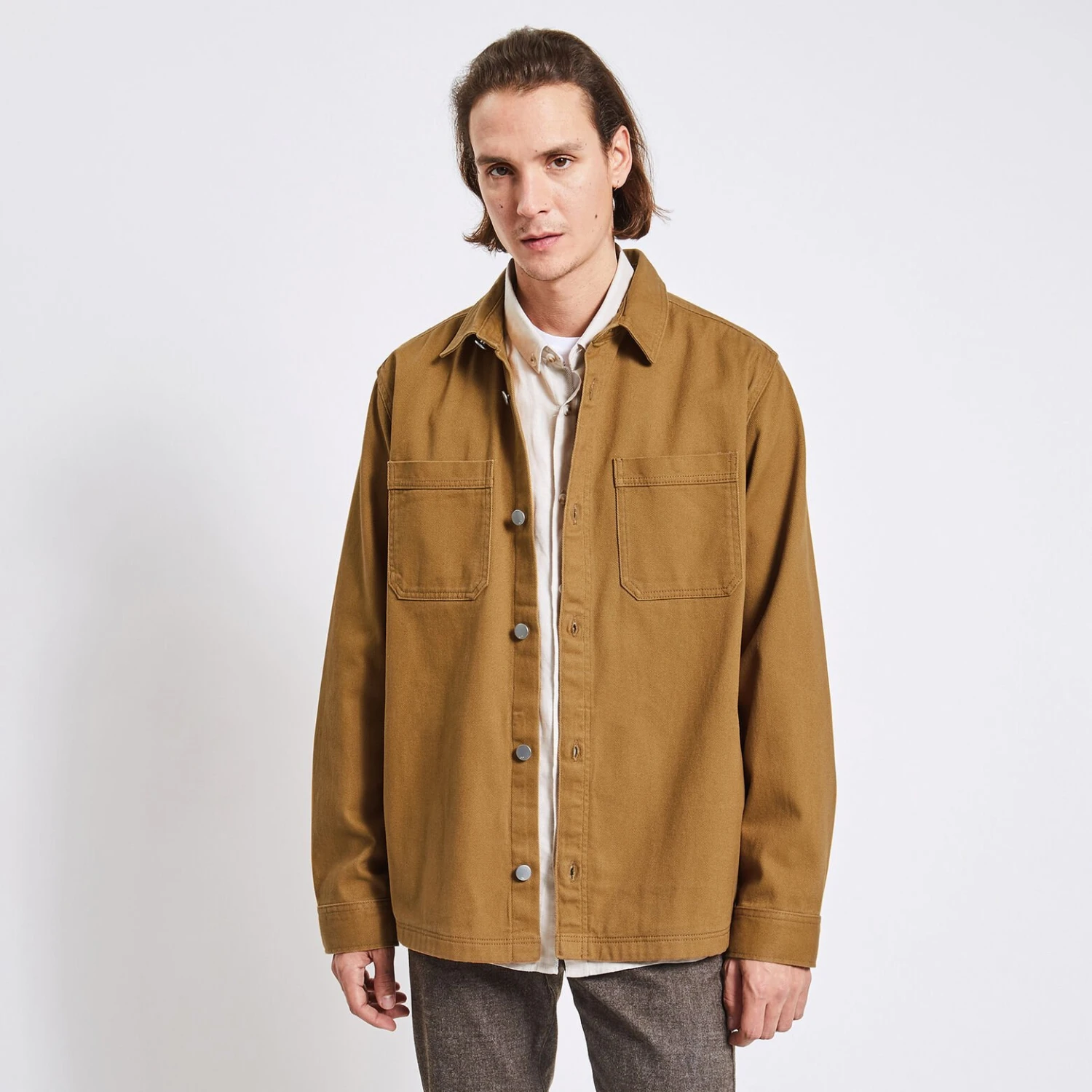 Surchemise Unie Coton Recyclé 1 Surchemise Unie Coton Recyclé