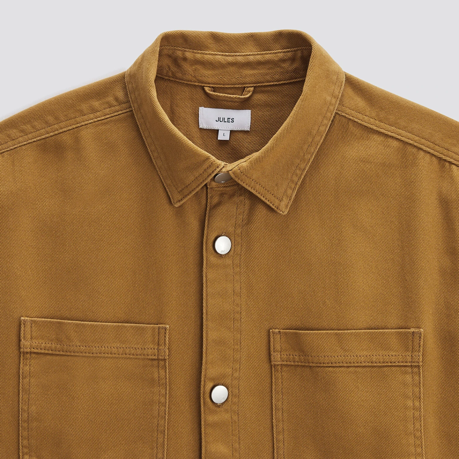 Surchemise Unie Coton Recyclé 7 Surchemise Unie Coton Recyclé – Image 7