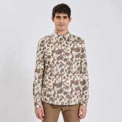 Chemise Regular Imprimé Fleur Coton 14 Chemise Regular Imprimé Fleur Coton -Jules 1003283 10100 V2