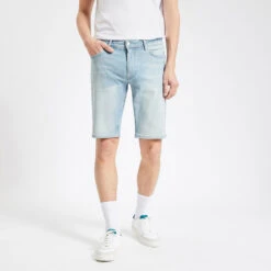 Bermuda En Jean Urbanflex En Polyester Recyclé