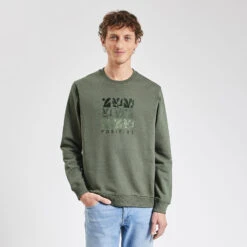 Sweat à Col Rond 100 % Recyclé