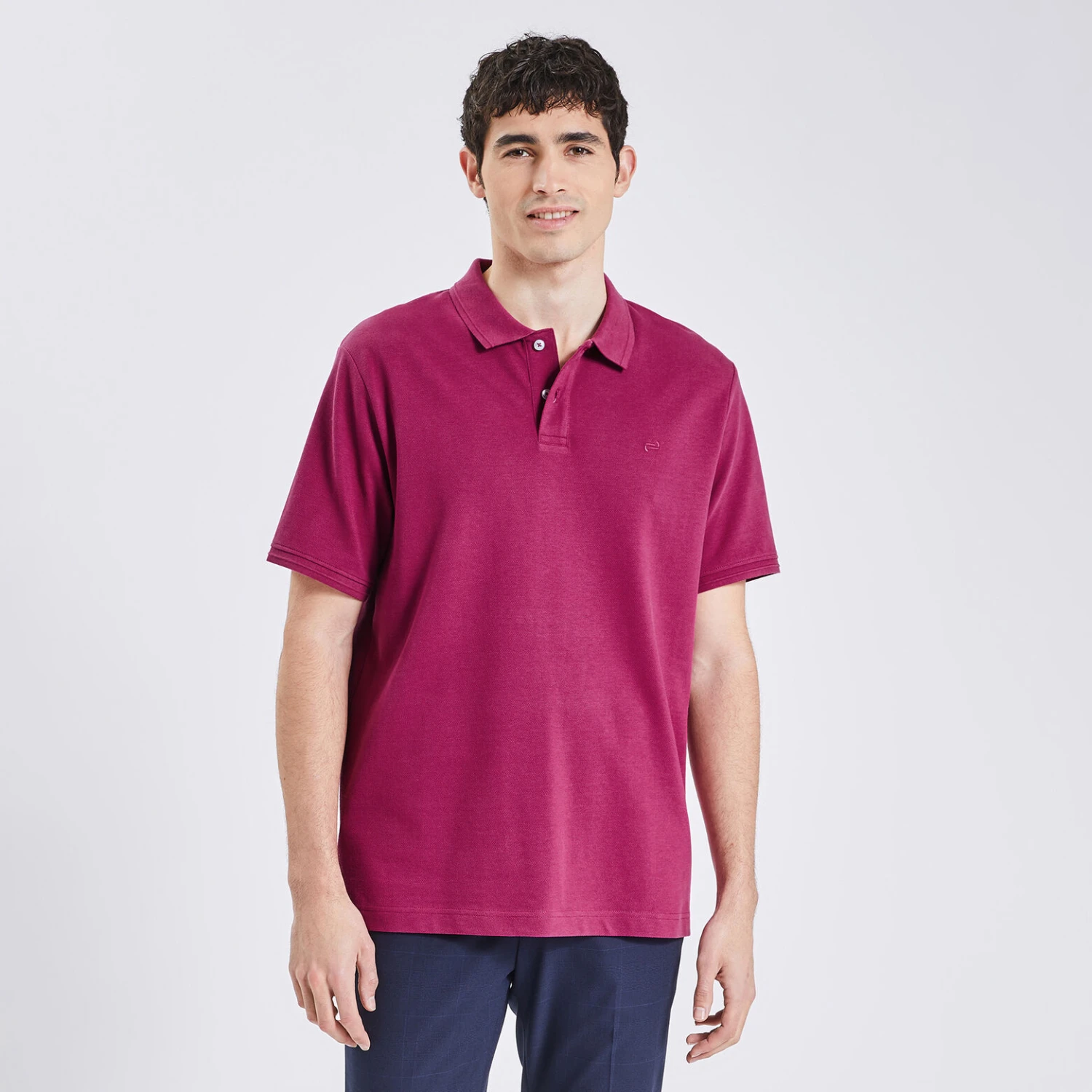 Polo Manches Courtes Piqué Uni 1 Polo Manches Courtes Piqué Uni