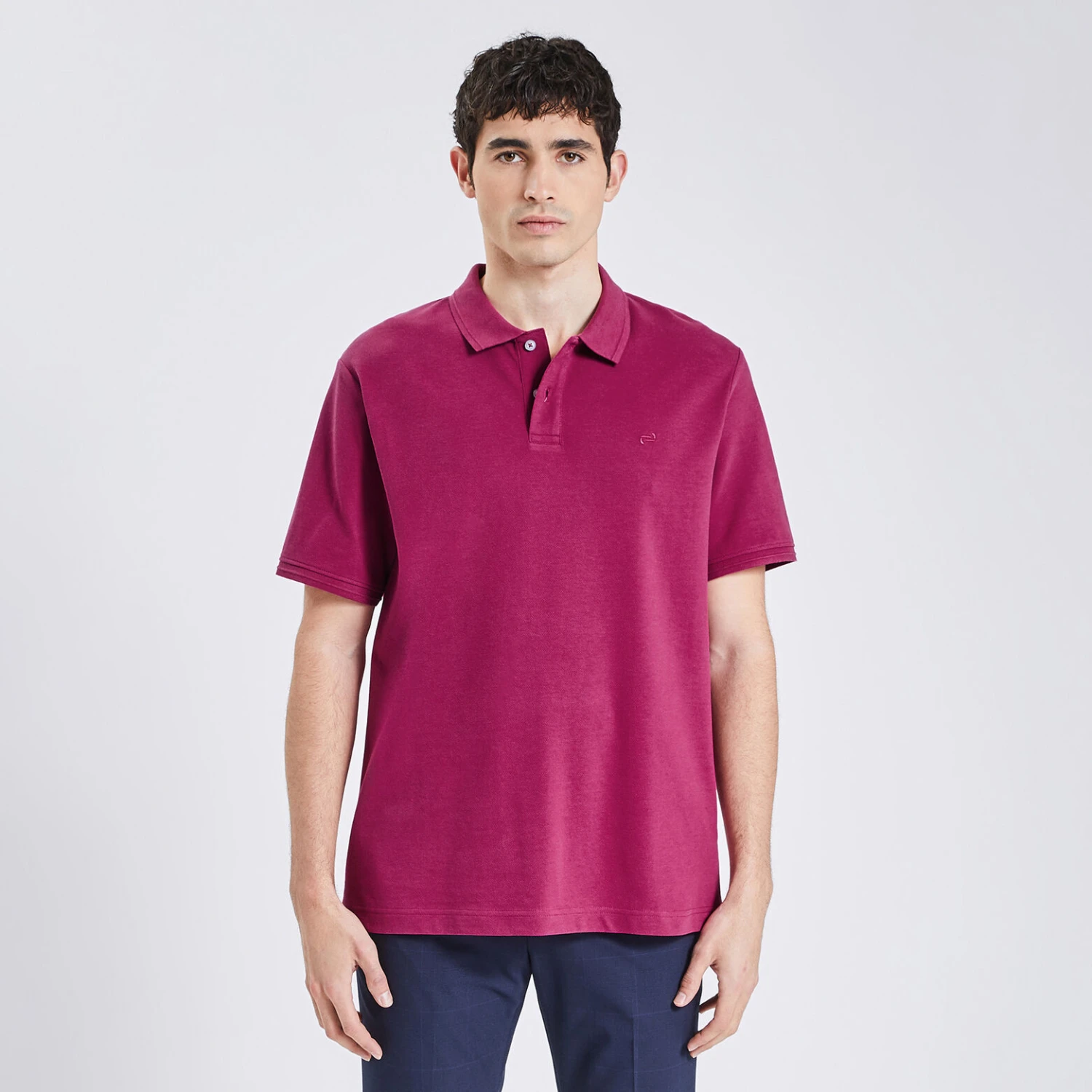 Polo Manches Courtes Piqué Uni 5 Polo Manches Courtes Piqué Uni – Image 5