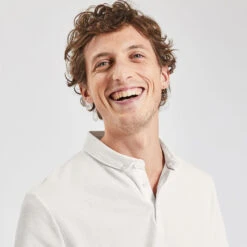 Polo Manches Courtes Col En Twill Boutonné -Jules 1003333 10100 V4